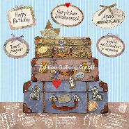 Postkarte Herzlichen Glckwunsch (mehrsprachig)